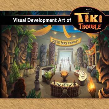 Paperback Visual Development Art of Tiki Trouble Book