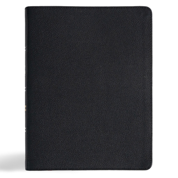 Leather Bound CSB Men of Character Bible, Revised and Updated, Black Genuine Leather Book