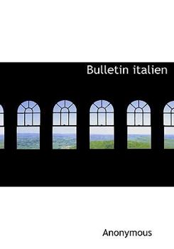 Paperback Bulletin Italien [Large Print] Book
