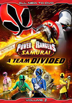 DVD Power Rangers Samurai: A Team Divided Volume 3 Book