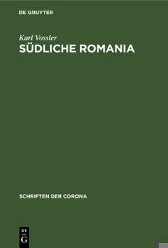 Hardcover Südliche Romania [German] Book