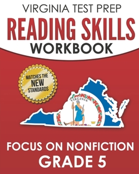 Paperback VIRGINIA TEST PREP Reading Skills Workbook Focus on Nonfiction Grade 5: Preparation for the SOL Reading Assessments Book