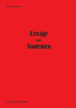 Paperback Erträge eines Studenten [German] Book