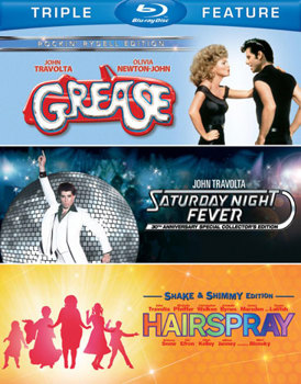 Blu-ray Grease / Saturday Night Fever / Hairspray Book