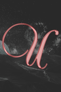 U Journal: A Monogram U Initial Capital Letter Notebook For Writing And Notes: Great Personalized Gift For All First, Middle, Or Last Names (Teal Turquoise Gold Horse Equestrian Animal Print)