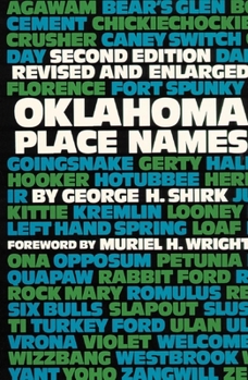 Paperback Oklahoma Place Names Book