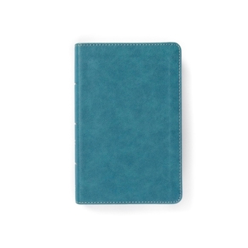 Imitation Leather CSB On-The-Go Bible, Personal Size, Steel Blue Leathertouch Book