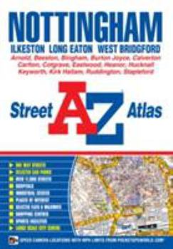 Paperback Nottingham A-Z Street Atlas Book