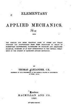 Paperback Elementary Applied Mechanics Book