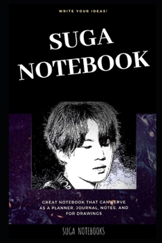Paperback Suga Notebook: Great Notebook for School or as a Diary, Lined With More than 100 Pages. Notebook that can serve as a Planner, Journal Book