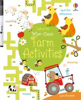 Paperback Wipe-Clean Farm Activities Book