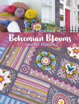 Paperback Bohemian Blooms Crochet Blanket Book