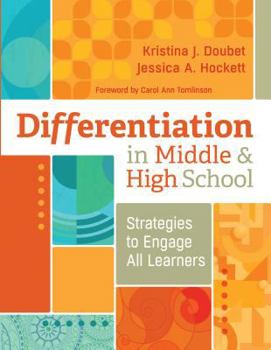 Paperback Differentiation in Middle and High School: Strategies to Engage All Learners Book