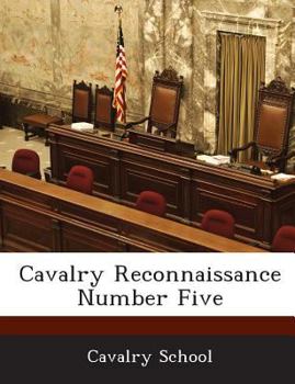 Paperback Cavalry Reconnaissance Number Five Book