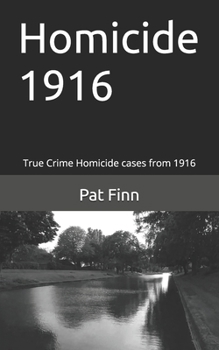 Paperback Homicide 1916 Book