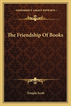 Paperback The Friendship Of Books Book