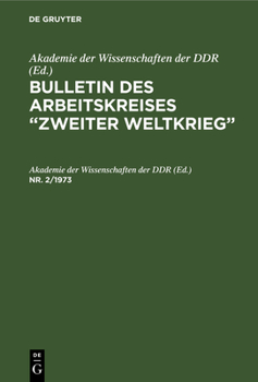 Hardcover Bulletin des Arbeitskreises "Zweiter Weltkrieg" [German] Book