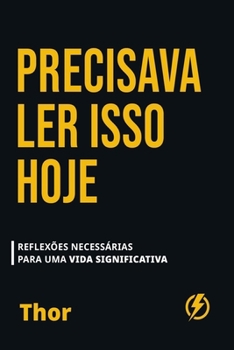 Paperback Precisava Ler Isso Hoje [Portuguese] Book