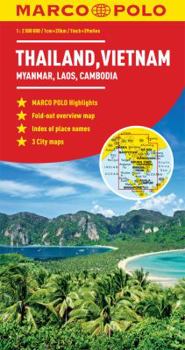 Map Thailand, Vietnam, Laos, & Cambodia Marco Polo Map Book