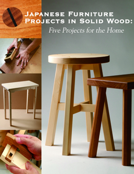 Paperback Japanese Furniture Projects in Solid Wood: Five Projects for the Home Book