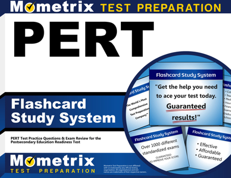 Misc. Pert Flashcard Study System: Pert Test Practice Questions & Exam Review for the Postsecondary Education Readiness Test Book