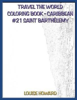 Travel the World Coloring book- Caribbean #21 Saint Barthélemy