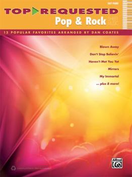 Paperback Top-Requested Pop & Rock Sheet Music: 13 Popular Favorites Arranged by Dan Coates Book