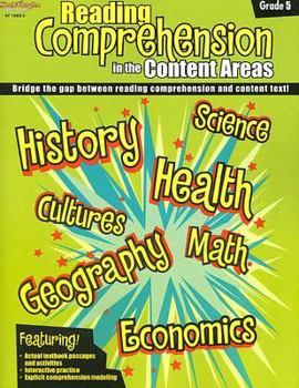 Paperback Comprehension Skills in the Content Areas: Reproducible Grade 5 Book