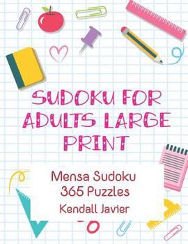 Paperback Sudoku for Adults Large Print: Mensa Sudoku 365 Puzzles Book