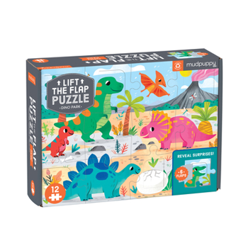 Misc. Dino Park 12 Piece Lift the Flap Puzzle Book