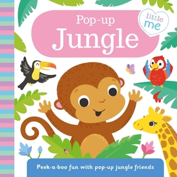 Hardcover Pop-Up Jungle: Peek-A-Boo Fun with Pop-Up Jungle Friends Book