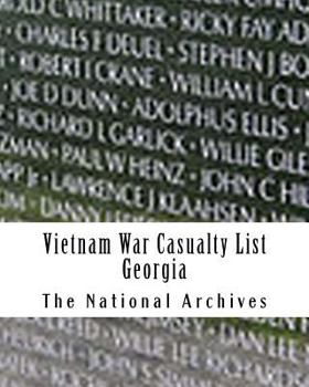 Paperback Vietnam War Casualty List: Georgia Book