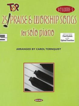 Paperback 25 Top Praise & Worship Songs for Solo Piano - Volume 3 Book