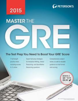 Paperback Master the GRE 2015 Book