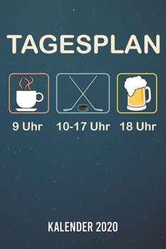 Tagesplan Eishockey Kalender 2020: A5 Kalender f?r ein erfolgreiches Jahr - 110 Seiten - 1 Woche 2 Seiten