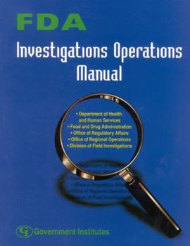 Paperback FDA Investigations Operations Manual Book