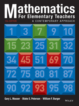 Hardcover Mathematics for Elementary Teachers: A Contemporary Approach 10e + WileyPLUS Registration Card (Wiley Plus Products) Book