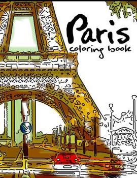 Paperback Paris coloring book: Stress Relieving Patterns Book