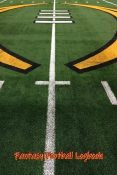 Paperback Fantasy Football Logbook: Fantasy Football: Organizer and Journal Book