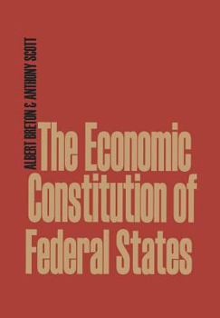 Paperback The Economic Constitution of Federal States Book