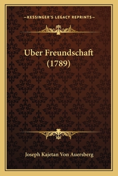 Paperback Uber Freundschaft (1789) [German] Book