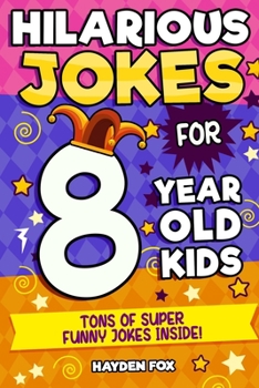 Paperback 8 Year Old Jokes [Large Print] Book