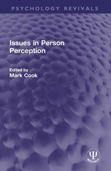 Paperback Issues in Person Perception Book