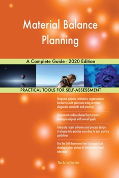 Paperback Material Balance Planning A Complete Guide - 2020 Edition Book
