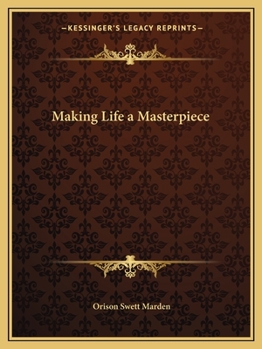 Paperback Making Life a Masterpiece Book