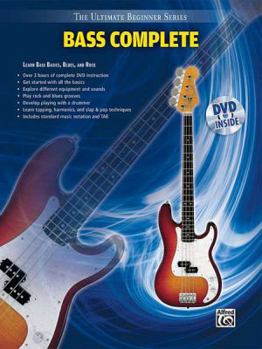 Paperback Ultimate Beginner -- Bass Complete: Book & DVD (Sleeve) [With DVD] Book