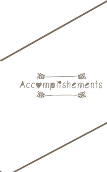 Paperback Accomplishment Journal Book