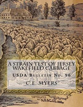 Paperback A Strain Test of Jersey Wakefield Cabbage Book