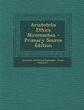 Paperback Aristotelis Ethica Nicomachea [Italian] Book