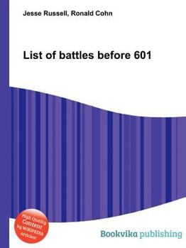 Paperback List of Battles Before 601 Book